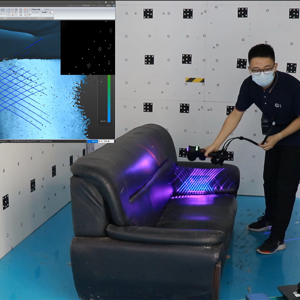 ZG FreeBox-II Intelligentes drahtloses 3D-Scanmodul für großflächiges Scannen